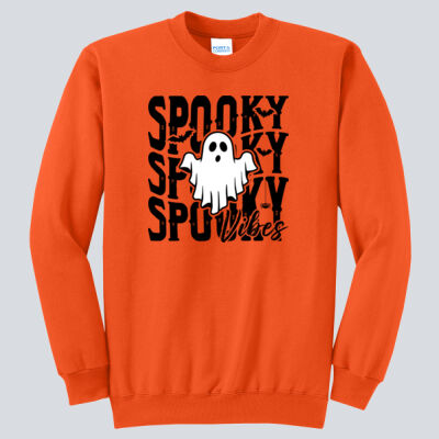 Adult Crewneck - Fall Holidays - Spooky Vibes Thumbnail