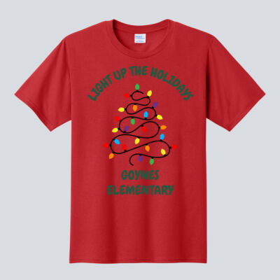 Adult T-Shirt - Winter Holidays - Light Up - Green Thumbnail