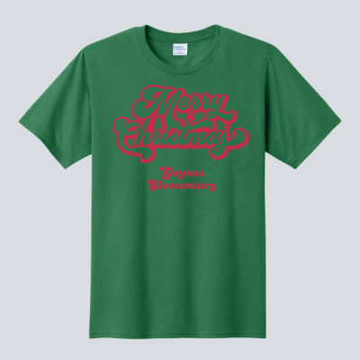 Adult T-Shirt - Winter Holidays - Merry Christmas - Red Thumbnail
